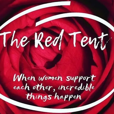 The Red Tent Woman support each other